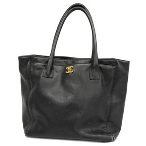 Chanel Tote Bag Executive Tote Caviar Skin Black